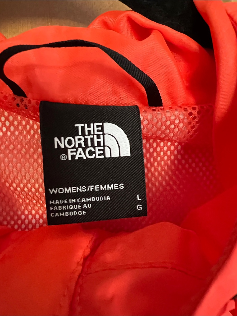 The North Face Vibrant Coral Hooded Jacket - Picture 2 of 5
